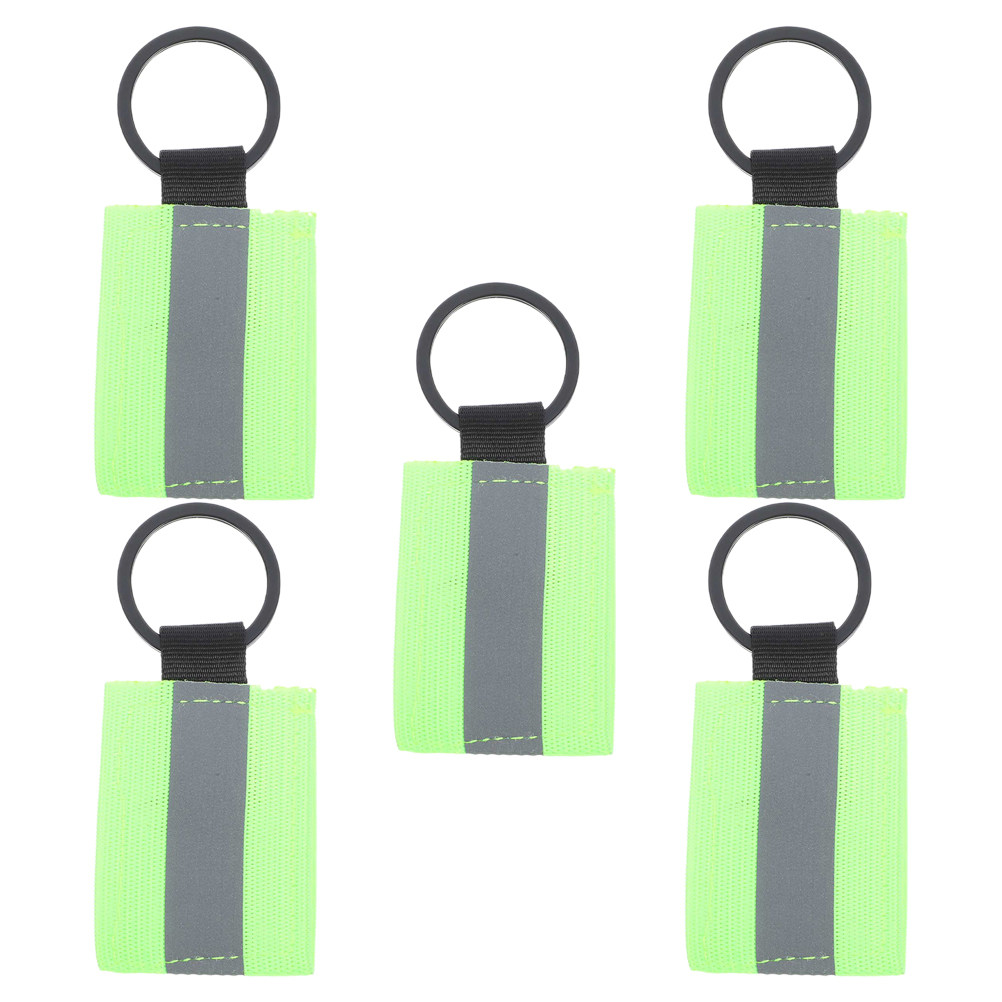 Running Visibility Gear - 5 unidades de llaveros reflectantes de