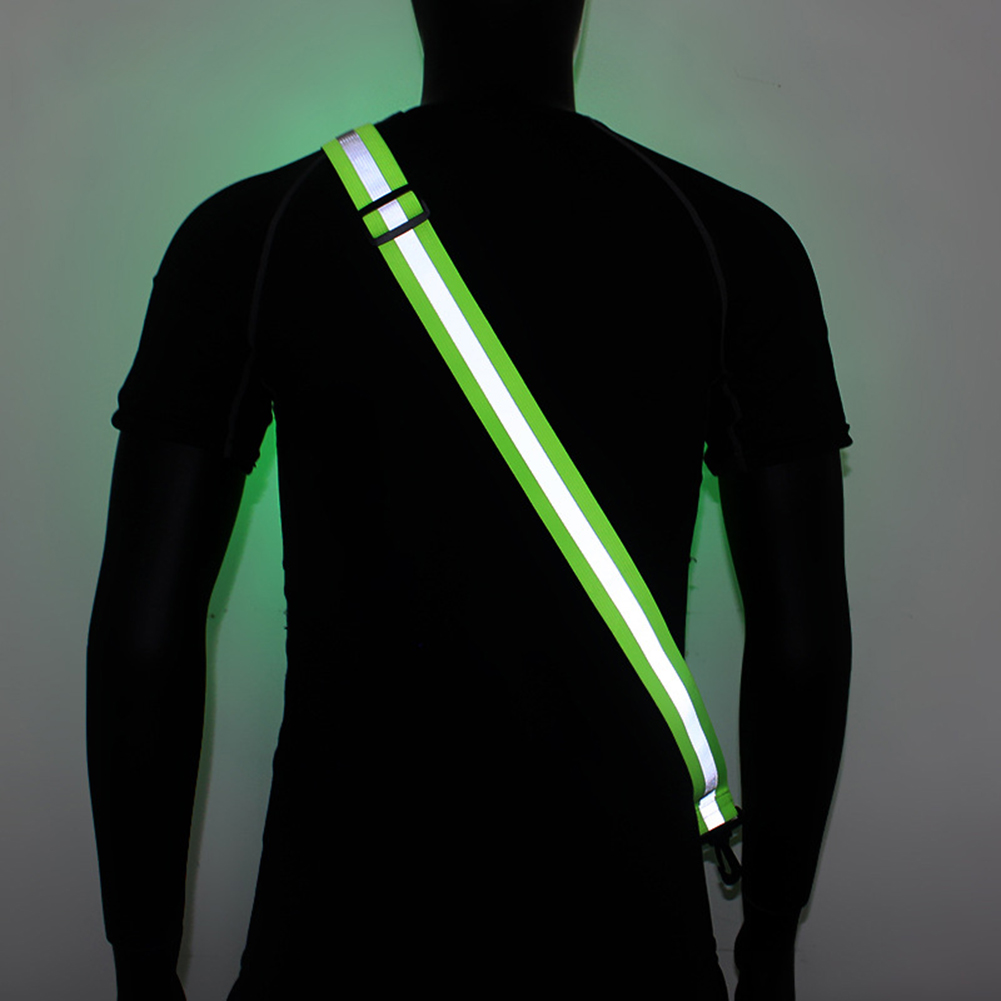 Running Visibility Gear - Cinturón reflectante LED de alta visibilidad