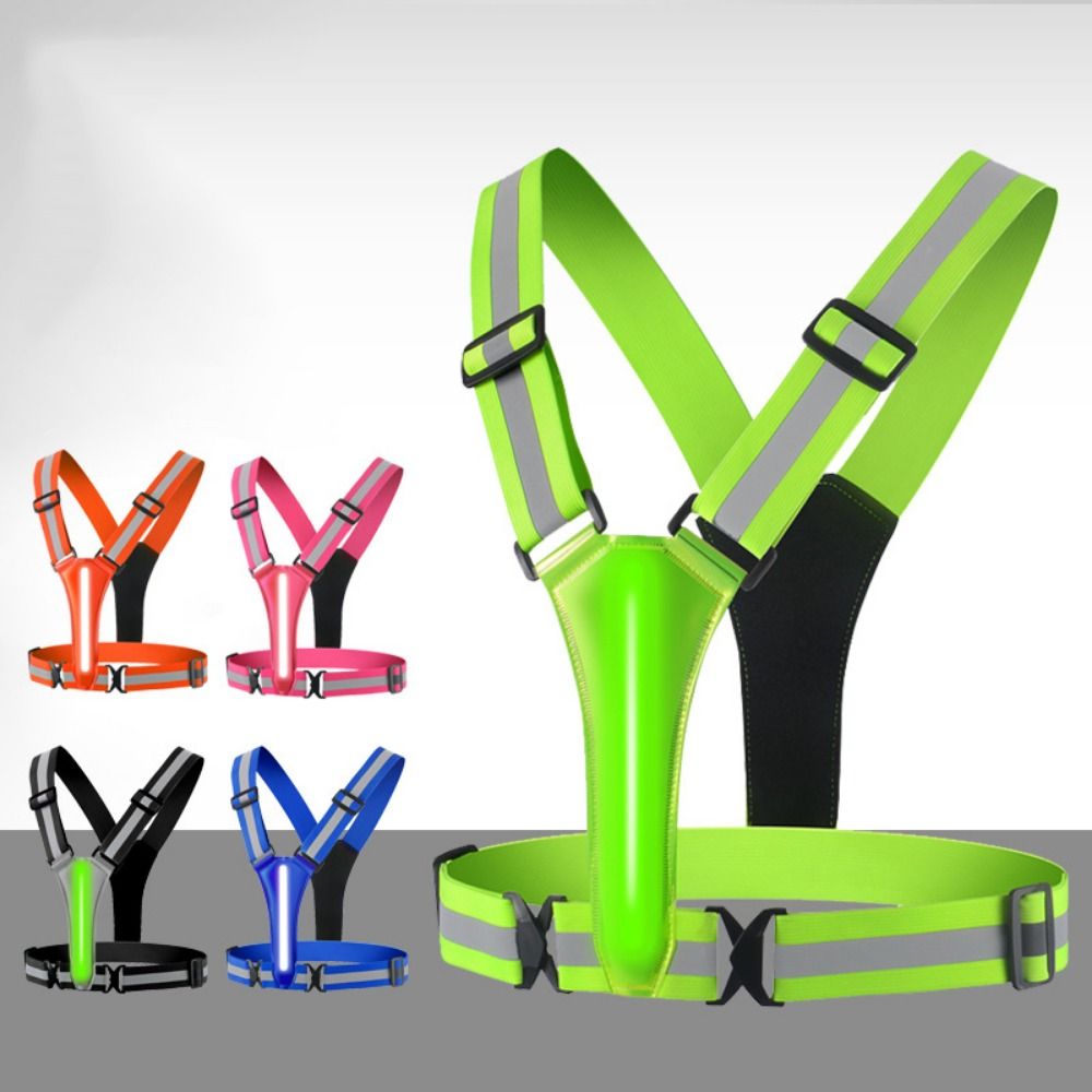 Chaleco reflectante LED recarg - Running Visibility Gear reseña y precio