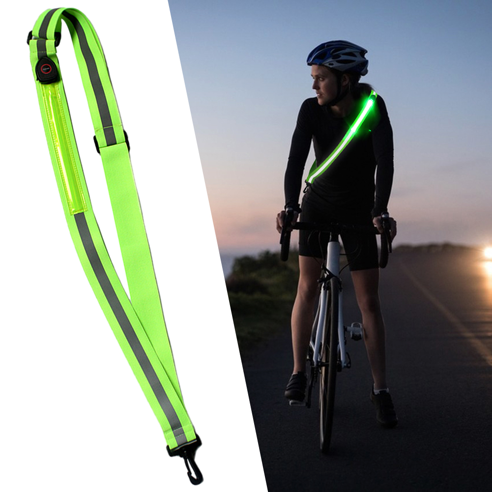 Cinturón reflectante LED de al - Running Visibility Gear reseña y precio