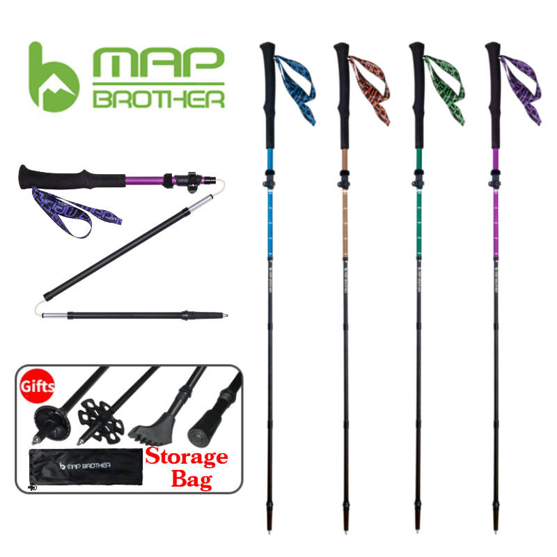MAP BROTHER M3030 Plegable lig - Trekking Pole Carbon reseña y precio