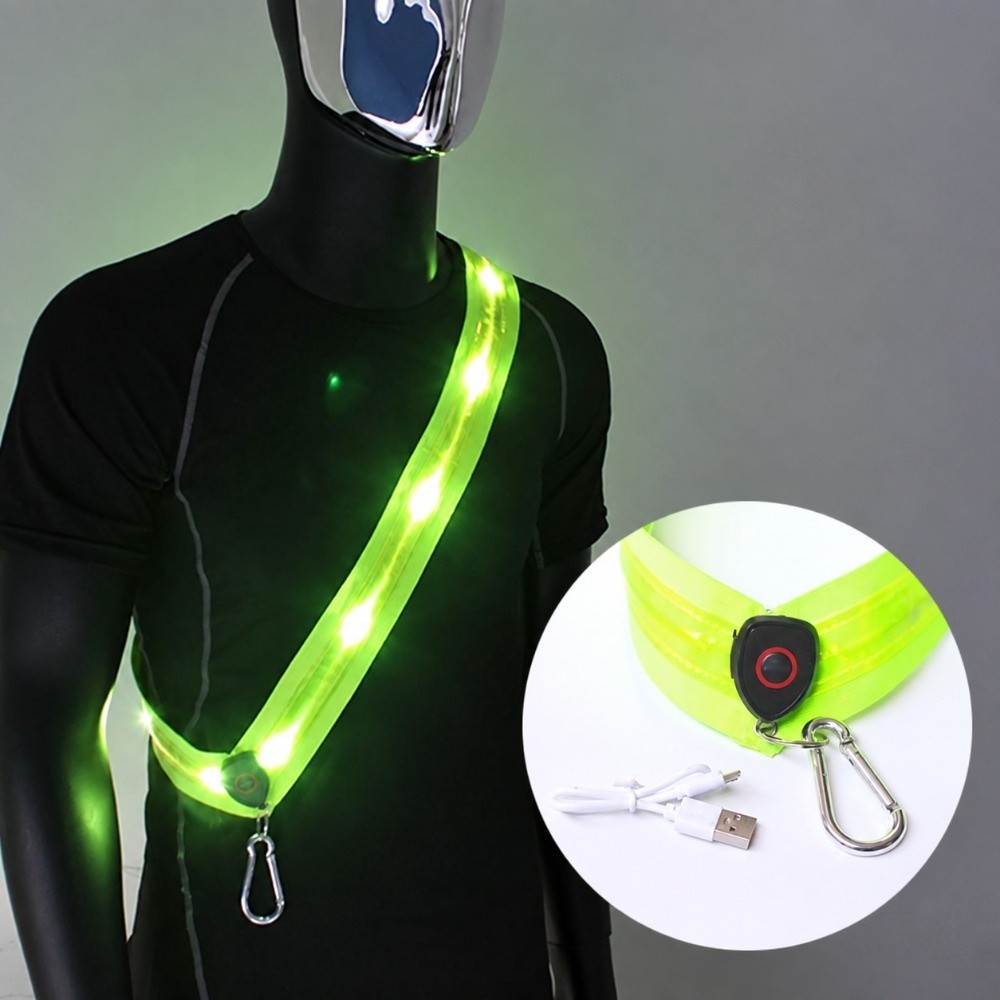 Cinturón reflectante para corr - Running Visibility Gear reseña y precio