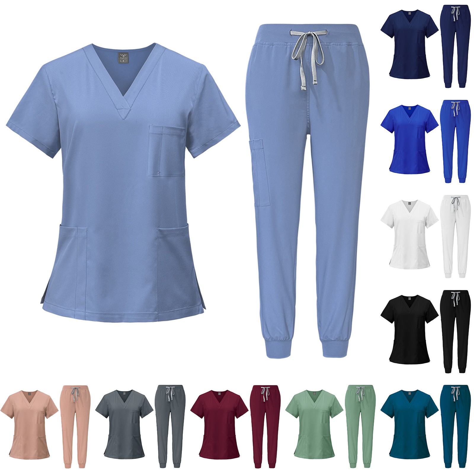 Uniforme Médico Cómodo, Blusa  - Joggers Pants reseña y precio