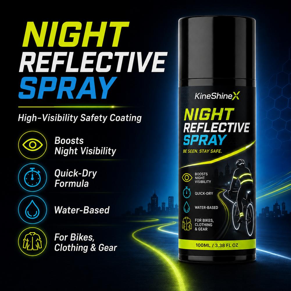 Spray reflectante nocturno de  - Running Visibility Gear reseña y precio