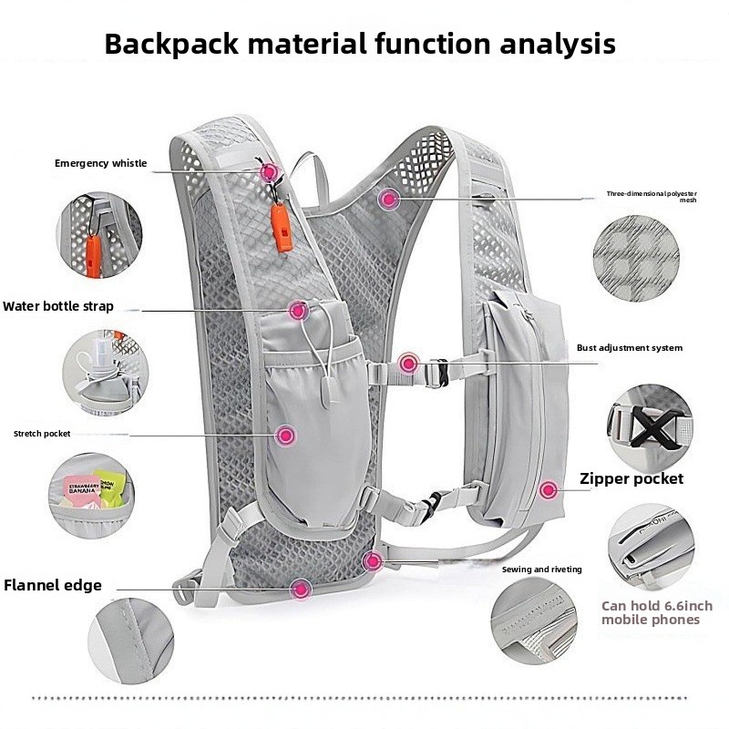 Bolsa para teléfono para corre - Hydration Vest reseña y precio