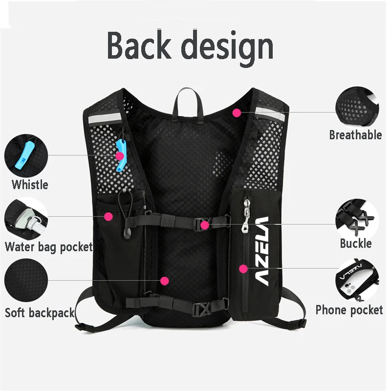 Mochila con chaleco de hidrata - Hydration Vest reseña y precio